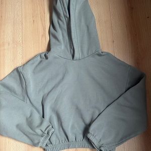 Sage green Zara hoodie